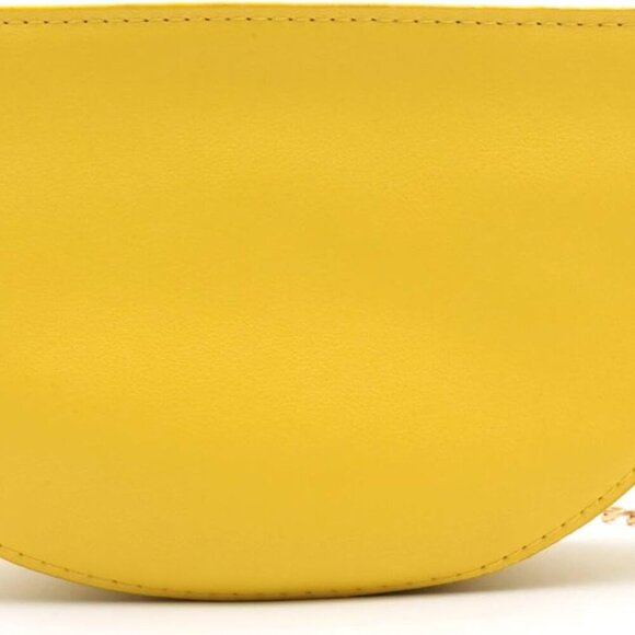 Orange CrossBody Purse Bag PU Shoulder Wallet for Women Girls Travel - Picture 4 of 5